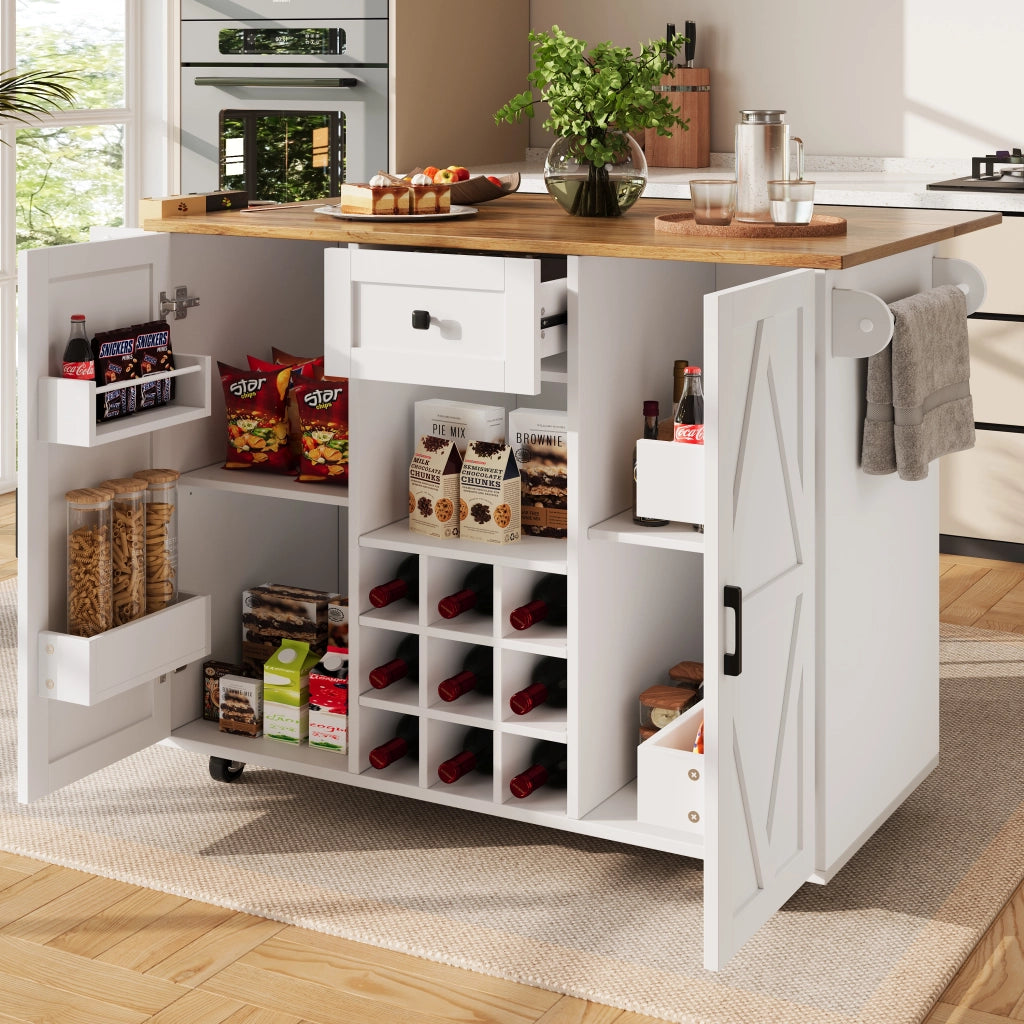 Tavolo da Pranzo Allungabile con Contenitore ¨C MINIMAL ¨C Legno, Moderno