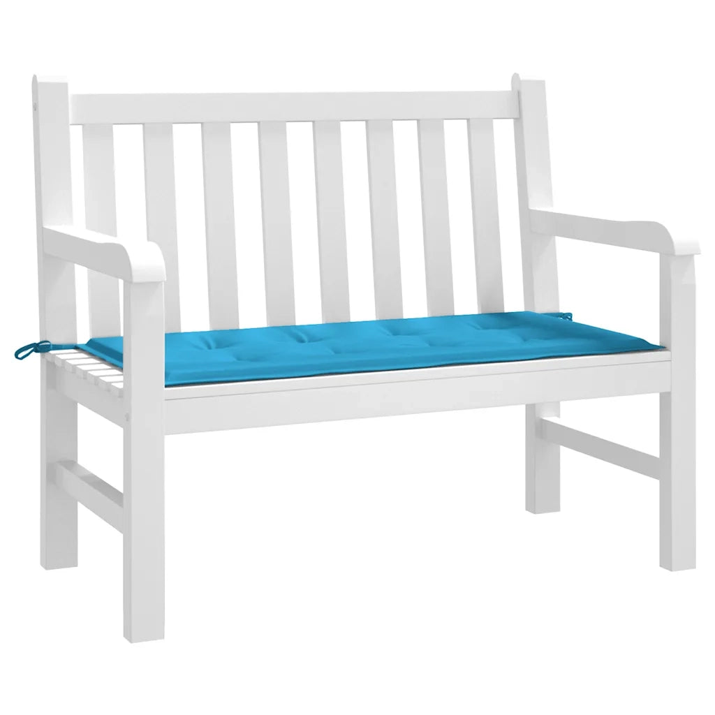 Cuscino per Panca-Cuscini per panchina Blu 100x50x3 cm in Tessuto Oxford