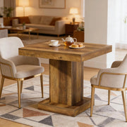 TAVOLO Quadrato 80x80x75 cm in MDF Marrone