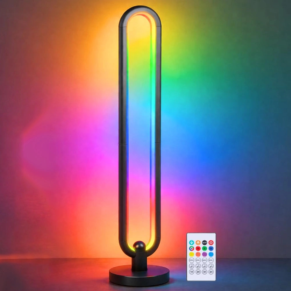 Lampada da Terra RGB 104.5cm Telecomando Illuminazione Timer e Modalità Musica