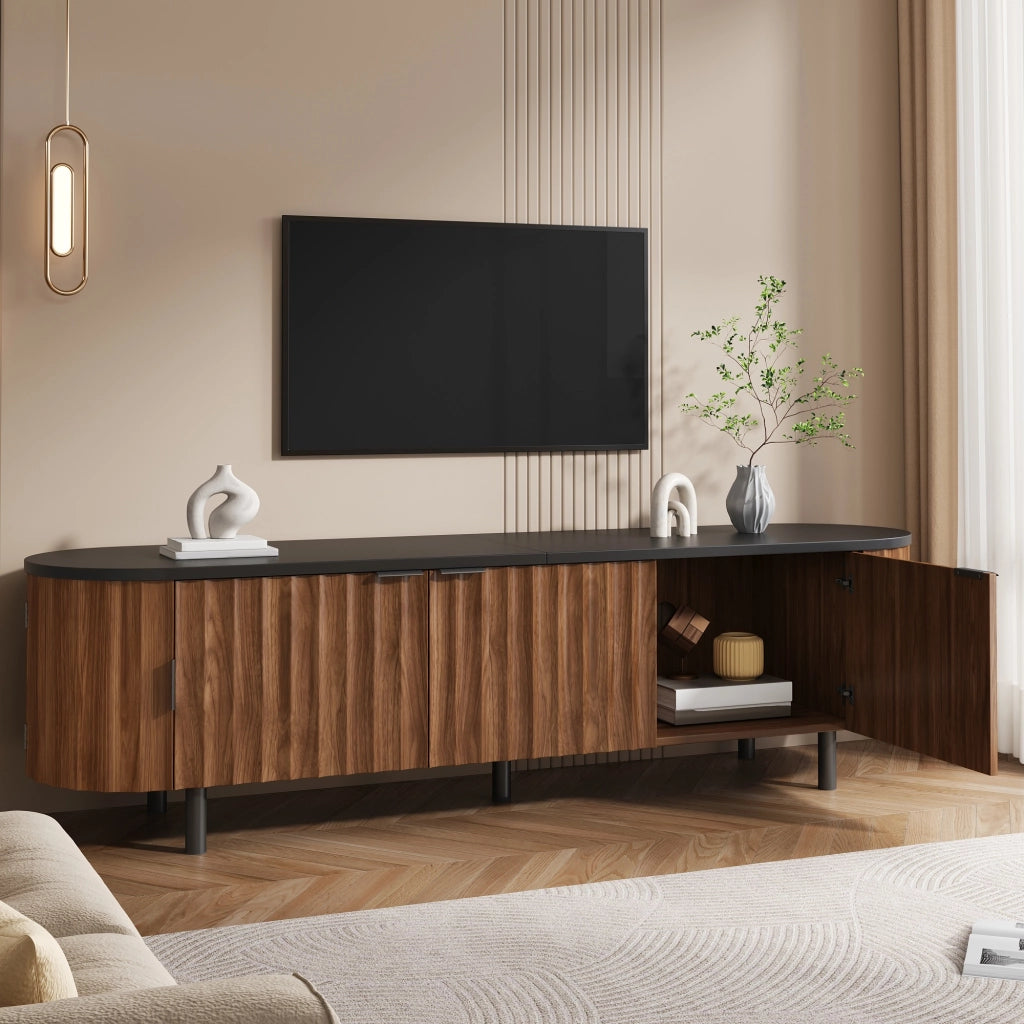 Mobile porta TV 170 cm colore noce a 5 ante