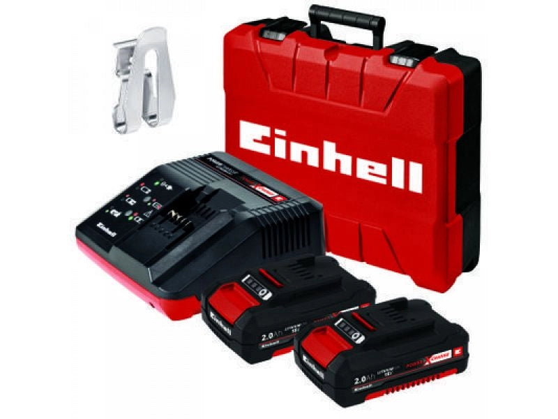 Trapano a percussione Einhell TE-CD 18 Li-i BL con 2 batterie 18V 2Ah