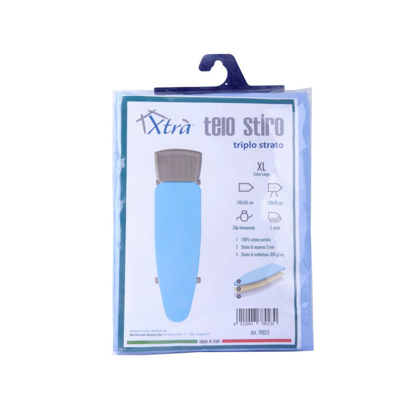 Telo Asse Stiro 3 Strati Clip 130X50 Xtra 09901