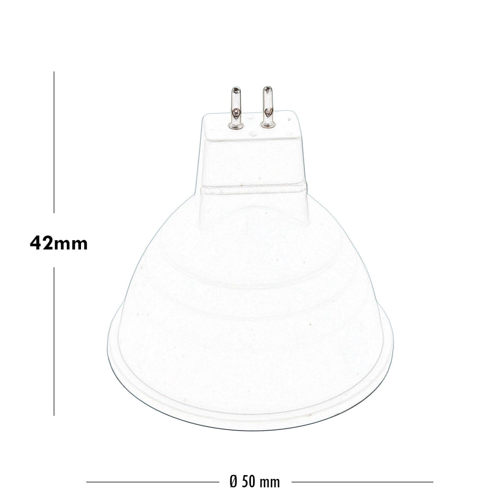 Faretto LED RGB 3000K GU5.3 6W lampada dimmerabile 12V attacco MR16 LED RGBW telecomando IR cromoterapia luce colorata