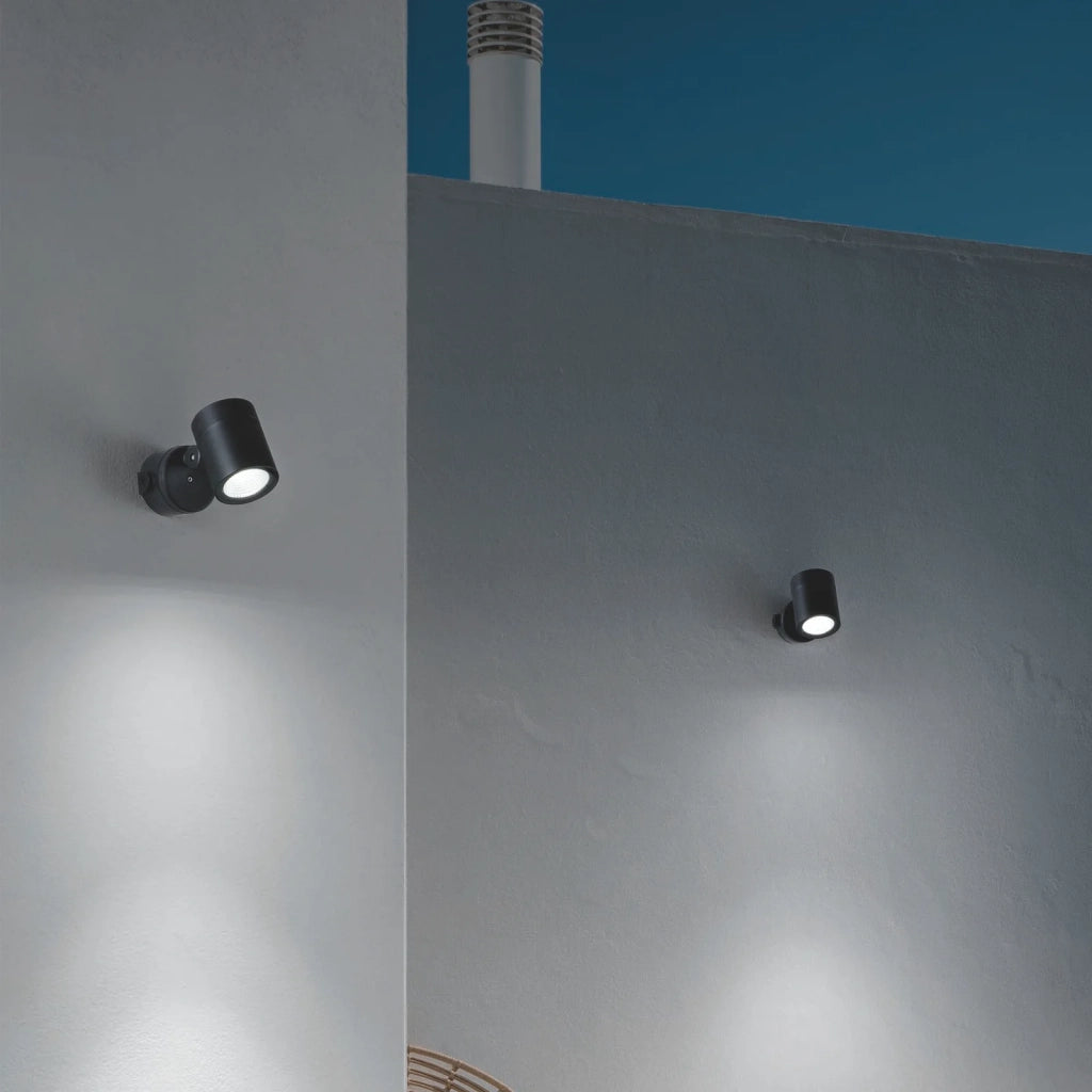 Applique O-Zone LED 13W Luce Calda 3000K Finitura Nera Ideal Lux
