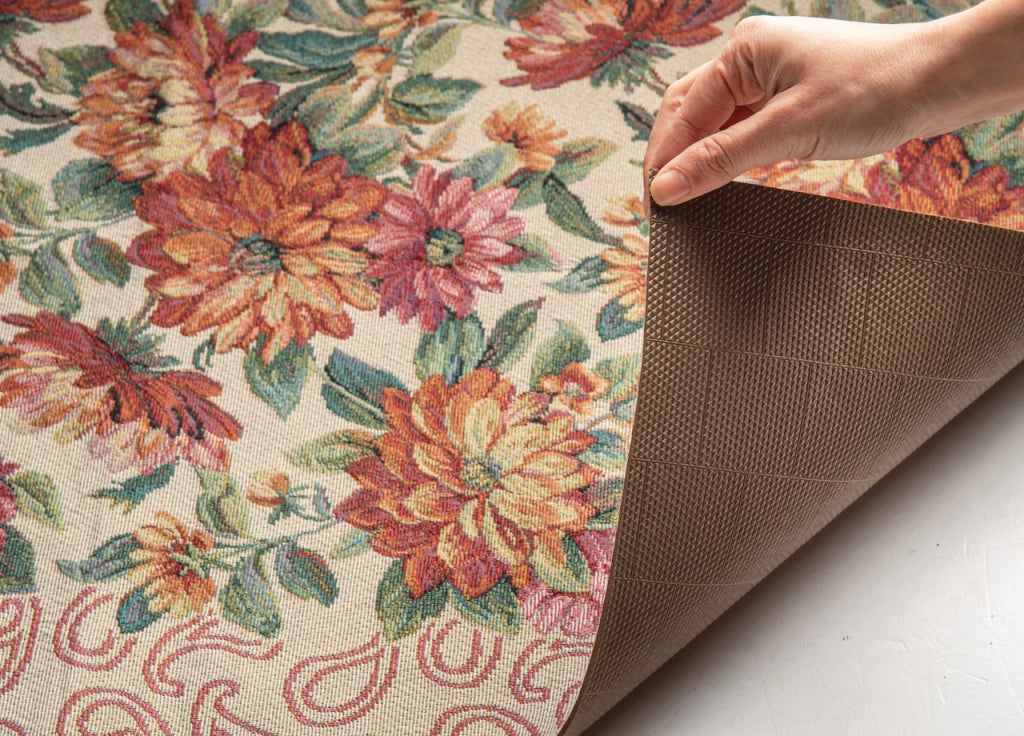 Tappeto Passatoia Tessuto Jacquard Linea Emozioni Dis Amour Tortorosso - 57x140 - Tortorosso