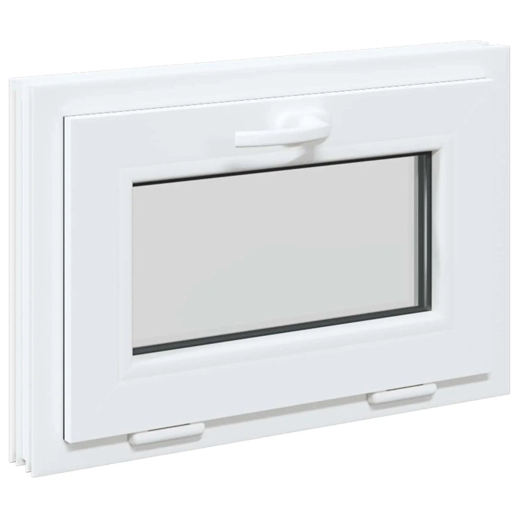 Finestra per Soffitta RISOR 60 x 40 cm PVC e Vetro Bianco CFW2821653