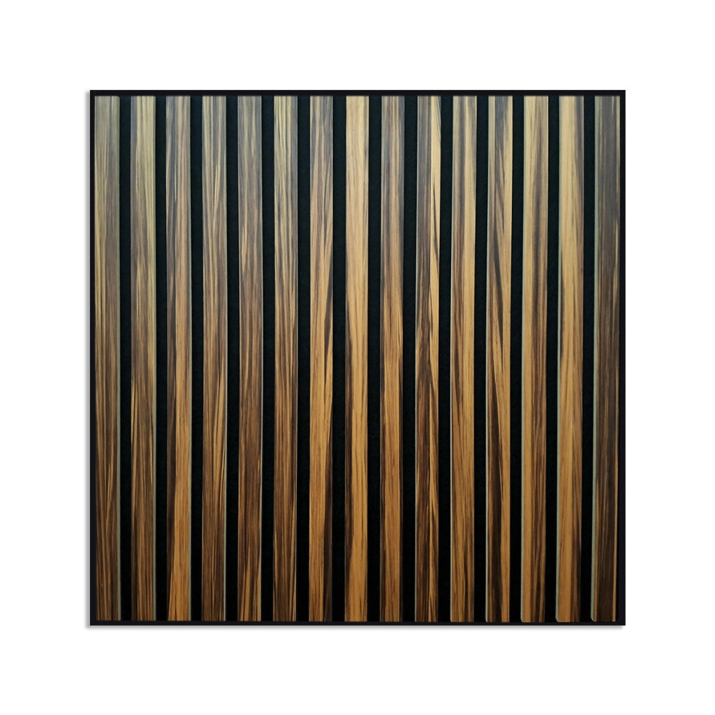 Pannello Fonoassorbente Effetto Legno AFRICA 60x60 cm – Spessore 18 mm Kit: 6 Pz