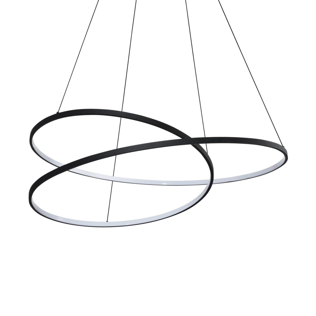 Lampada a sospensione Collezione OZ LED 75W luce calda 3000K finitura nera Ideal Lux