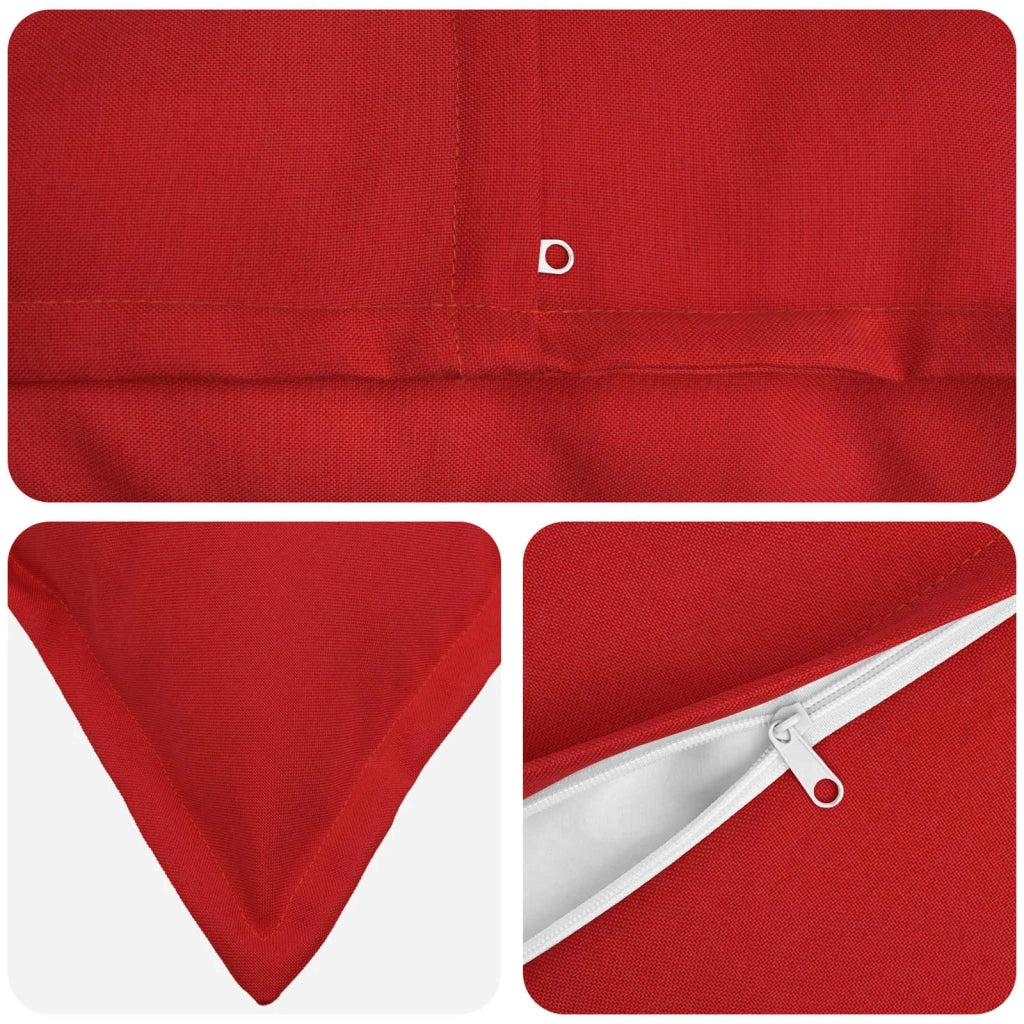 Federa 2 pcs HOUTEN Rosso 50 x 70 cm Lino 919435