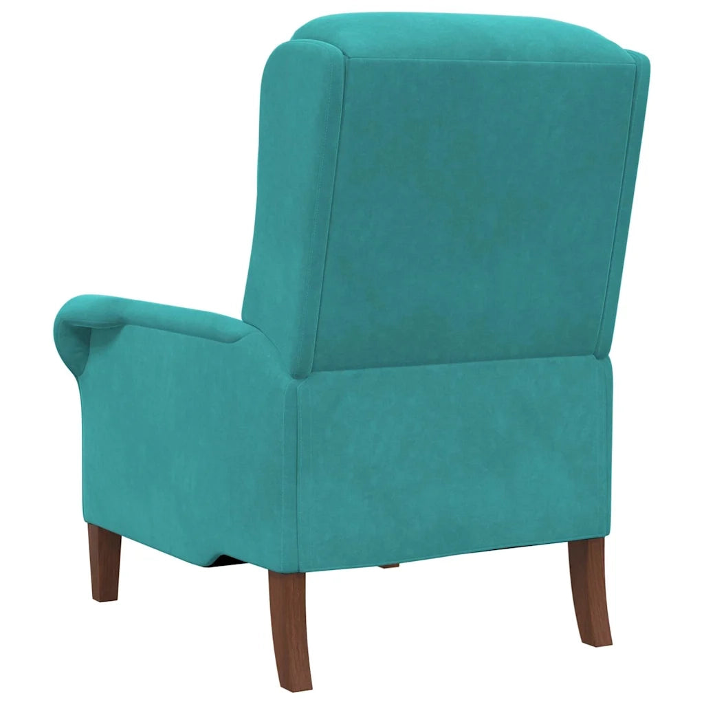 poltrona Turchese 76 x 94 x 102 cm Velluto