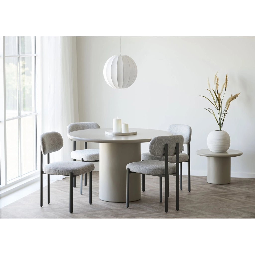 Lampada a Sospensione Coventry, Bianco, Seta, 40x40x37 cm