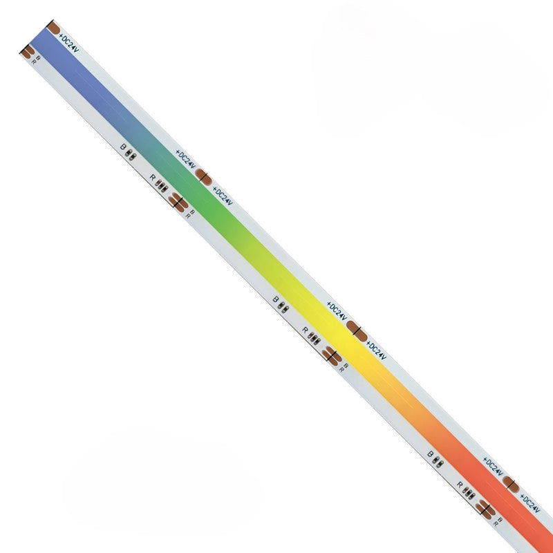 Striscia led COB IP20 5m RGB 24V 15W/MT