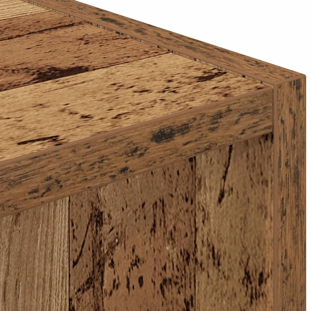 Comodino | Armadio da Notte | Mobiletto da notte Legno vecchio 25,5 x 22 x 49,5 cm Legno multistrato