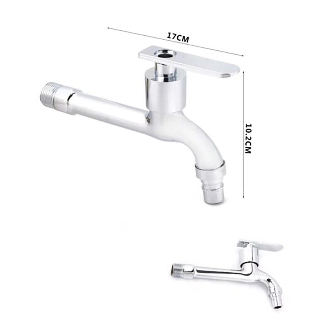 RUBINETTO A PARETE ATTACCO 1/2" LAVATRICE ACQUA FREDDA BAGNO ESTERNI 02048
