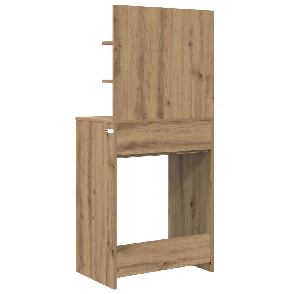 Tavoli da Trucco per Camera da Letto Rovere artigianale 889006