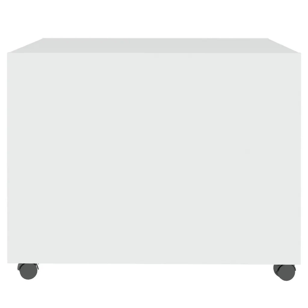 Tavolino da salotto | Tavolino da caff¨¨ | Tavolino da Soggiorno Bianco 55x55x40 cm in Legno Multistrato