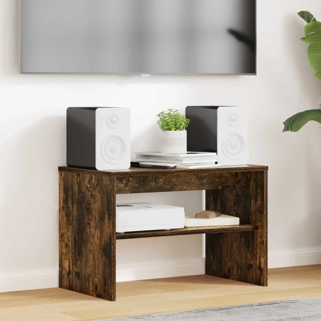 Mobile TV | Armadietto TV | Mobile Porta TV Rovere fum¨¦ 60 x 35 x 40 cm Legno multistrato