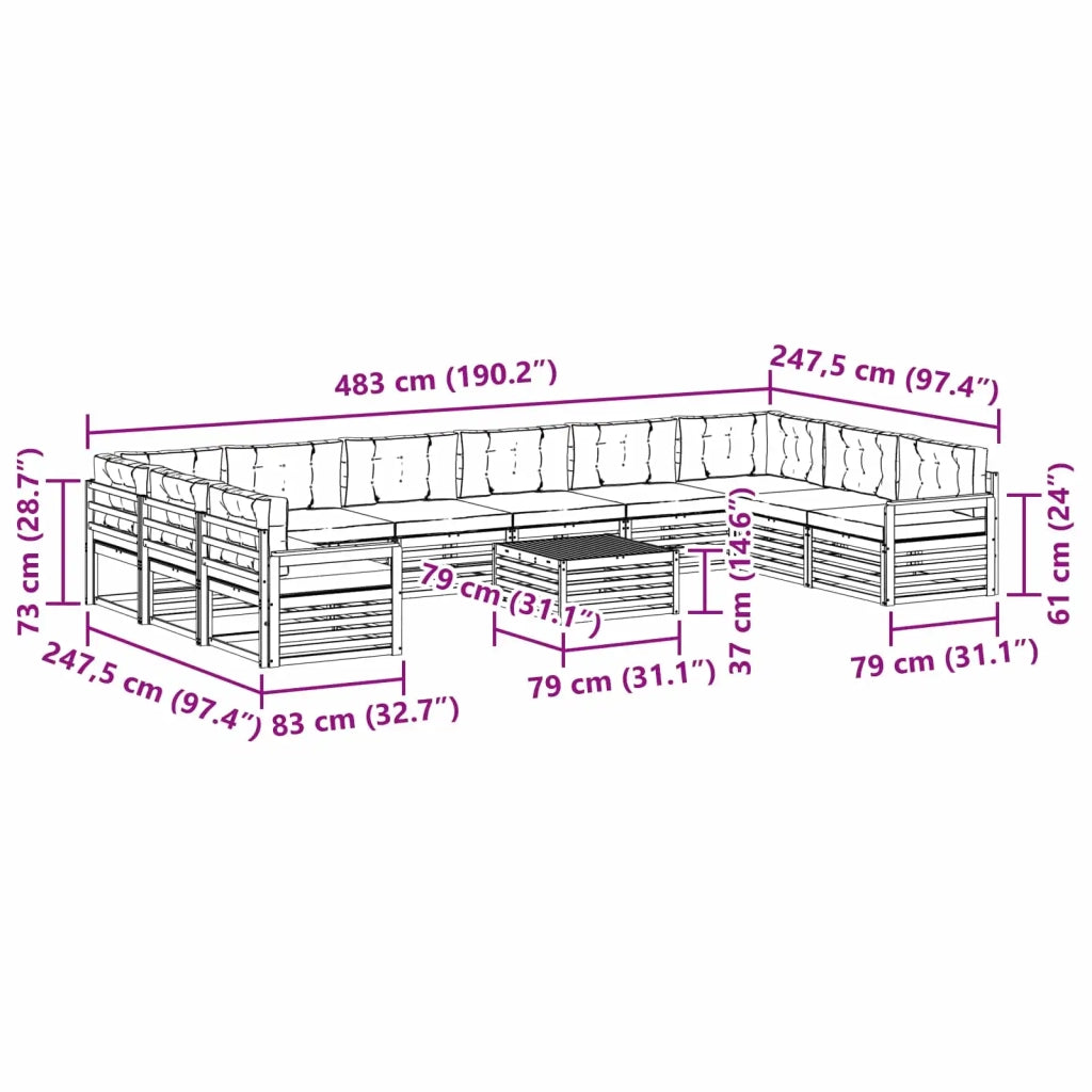 Set divani 11 pz 3391260