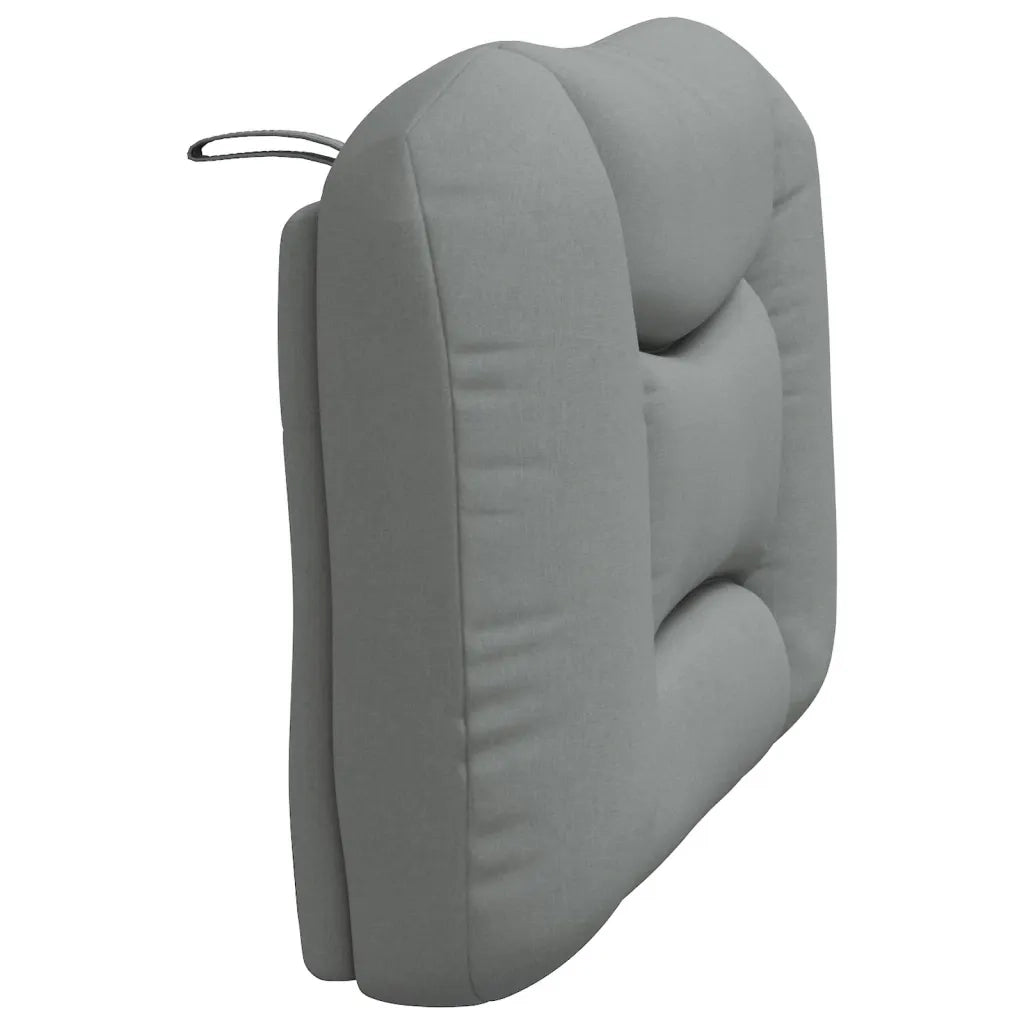 Coussin de tête de lit Hvar gris clair 80 cm tissu