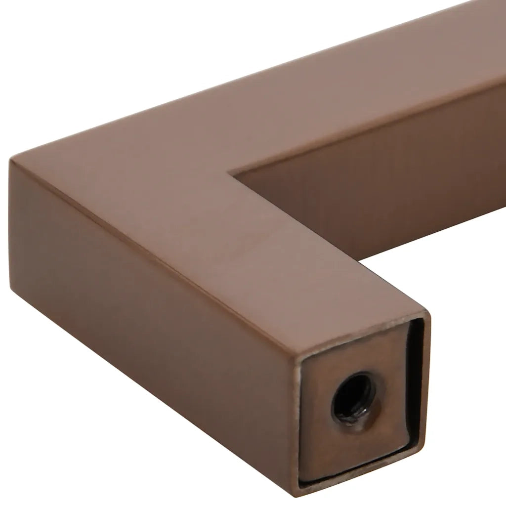 Poignées d'armoire 5 pcs bronze 320 mm acier inoxydable