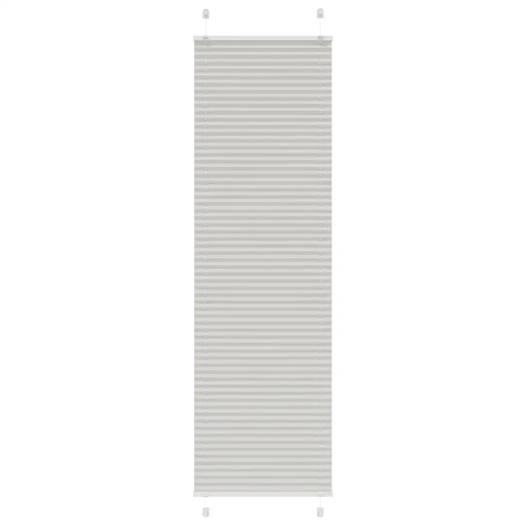 Tenda Plissettata Grigio Chiaro 60x200 cm Larghezza Tessuto 4015356