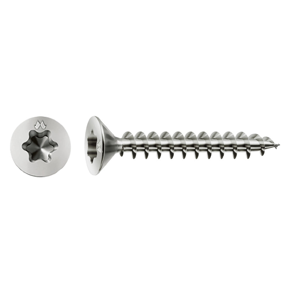 Vite per Mustad Panelvit Legno T.s.p. Tx Tsp Tx 500 Pezzi 4,5 X 30 mm