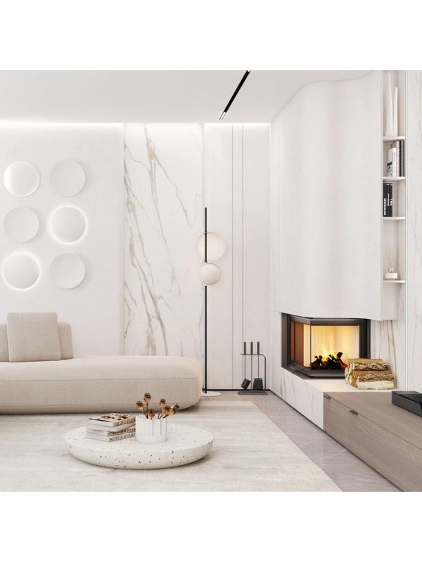 Caminetto ad angolo Inserto Apertura sinistra Energy Up 85x50x47 (17,0 kW) ECO