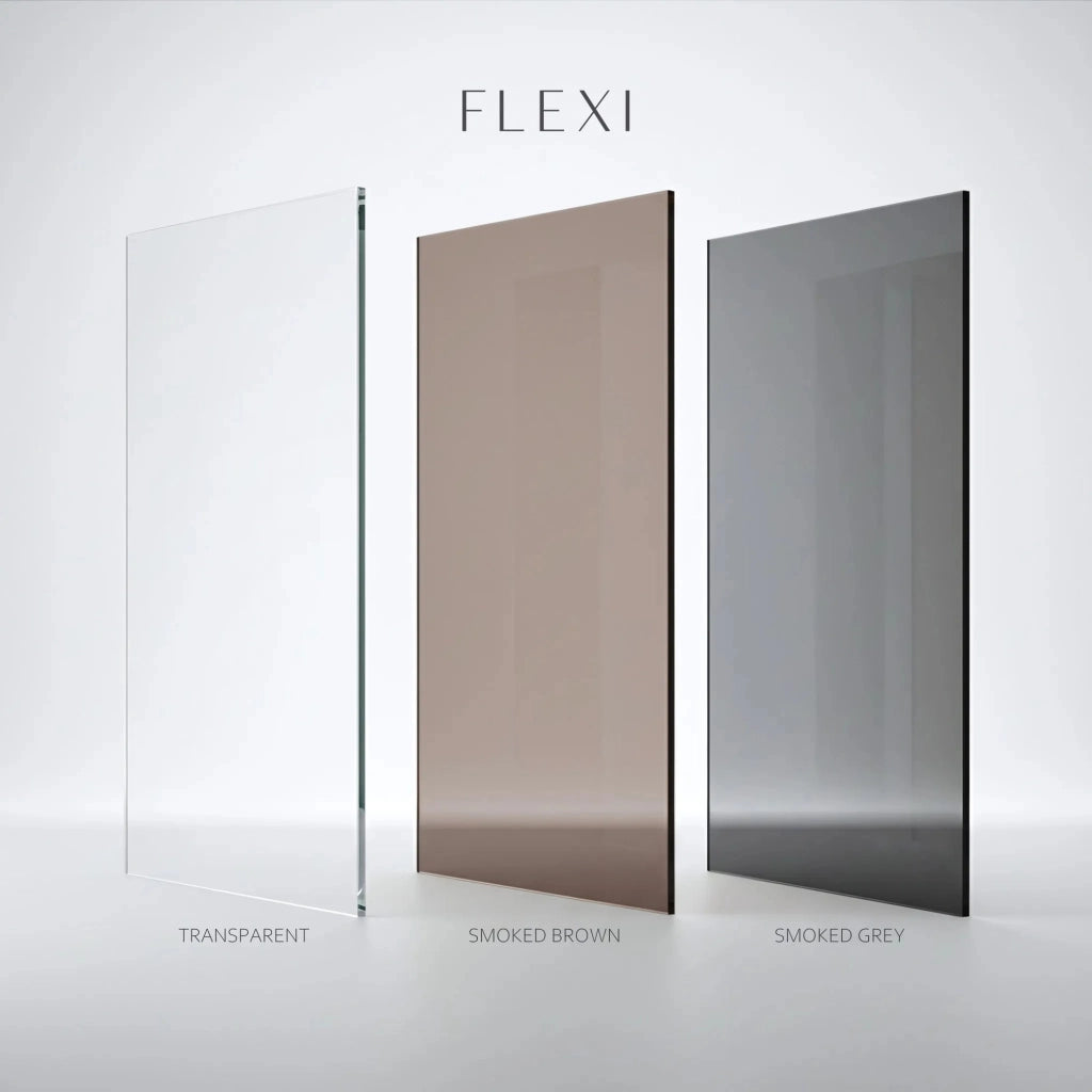 Parete Doccia Rea Flexi Transparent / Titan 100