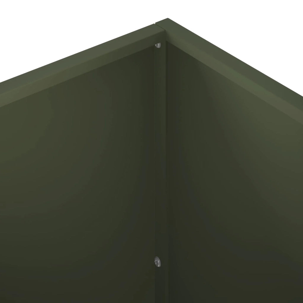 Vaso da giardino Verde Oliva 100 x 50 x 50 cm 8005280