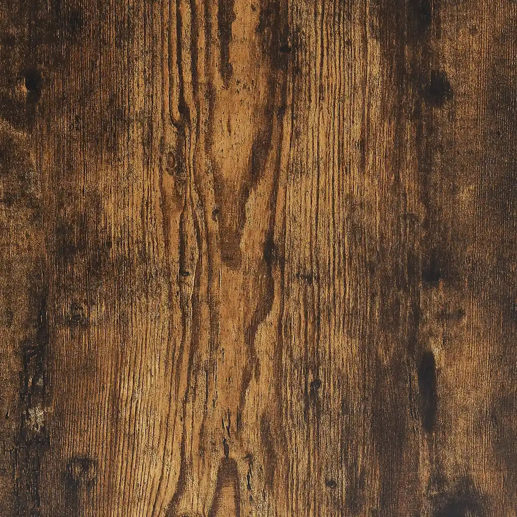 Letto singolo | Letto per adulti | Giroletto senza Materasso Rovere Fumo 100x200 cm in Truciolato