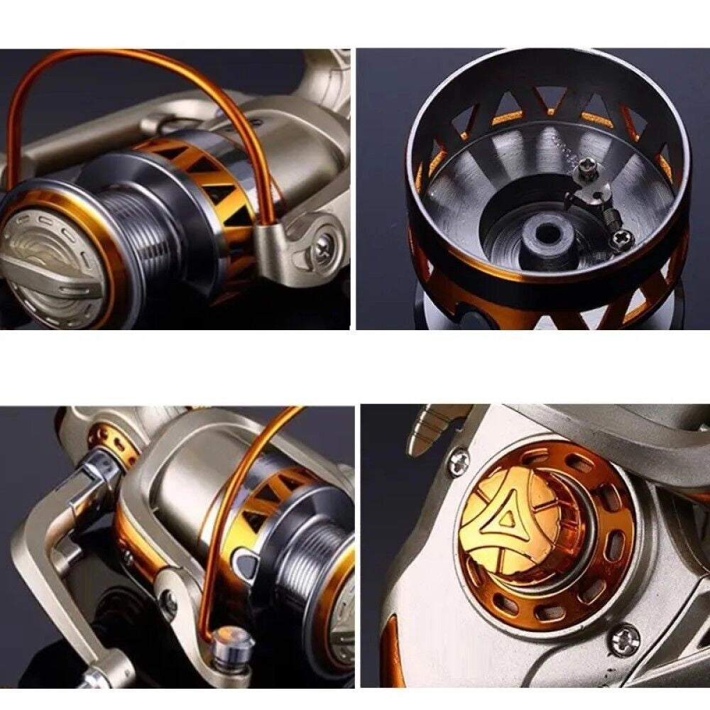 Mulinello da pesca spinning surfcasting fiume mare recupero 5.2:1 Art. 78062