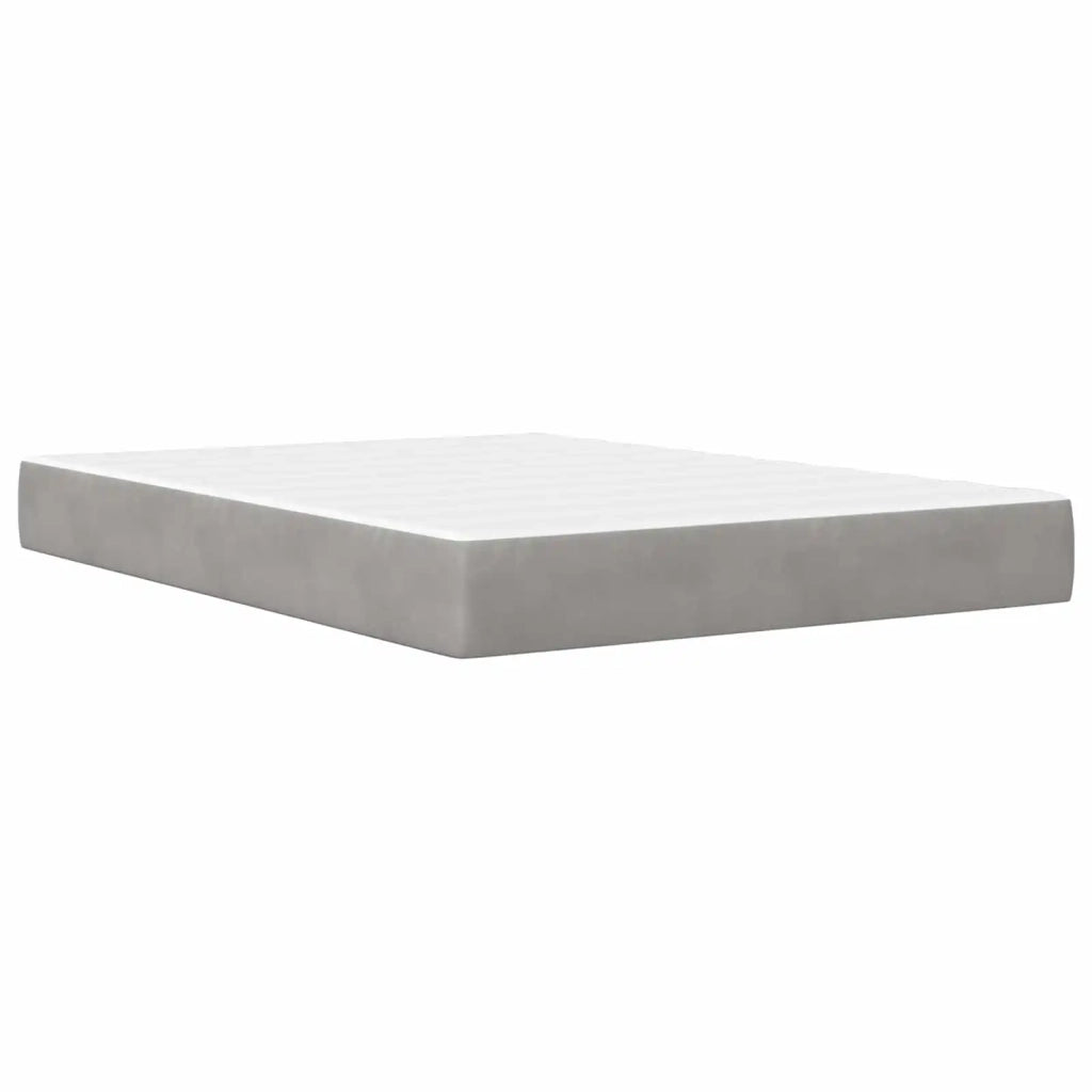 Struttura del letto Grigio Chiaro 140 x 190 cm Velluto 3415202