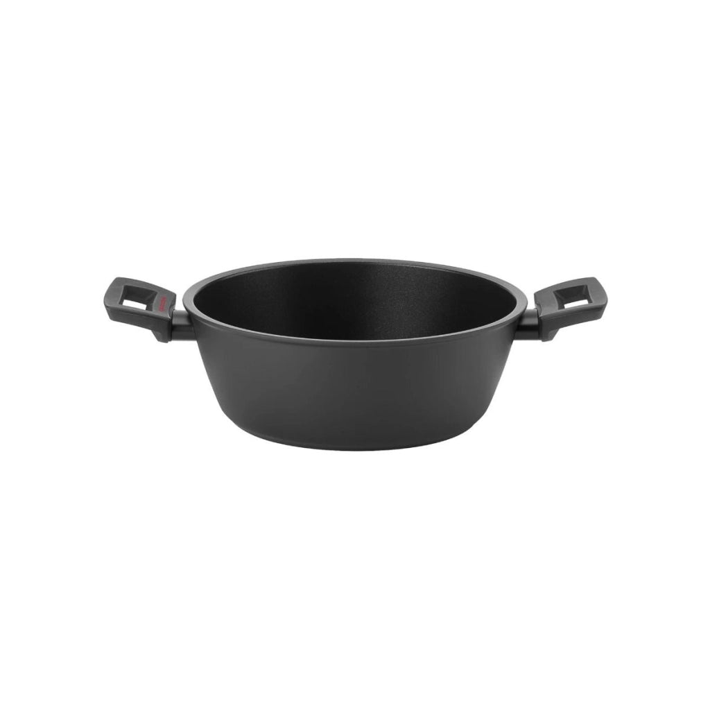 Casseruola nera con doppi manici 24 cm