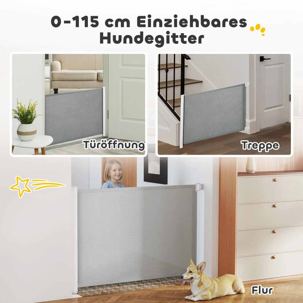 Cancelletto di Sicurezza per Scale ¨C Xylo ¨C Metallo e Plastica Grigio