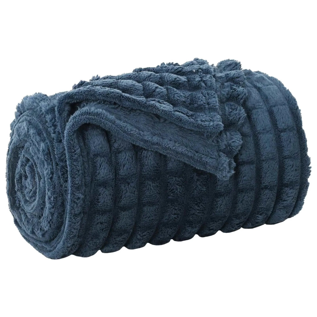 Coperta Blu navy 270 x 240 cm Panno 42016928