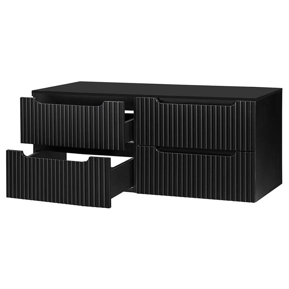 Mobile doppio lavabo 161 x 60 x 40 cm nero 03_0009964