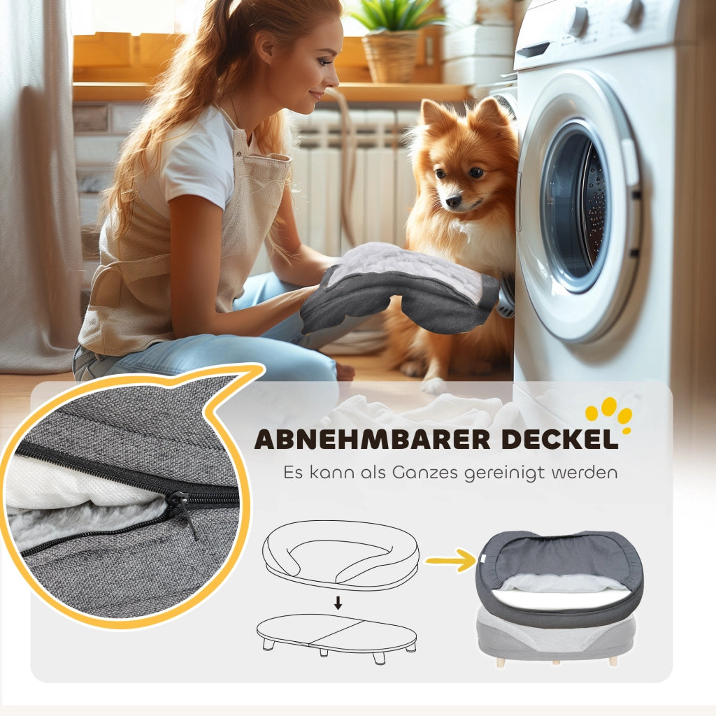 Cuccia per cani ¨C Minimal ¨C Grigio 90x78x25 cm
