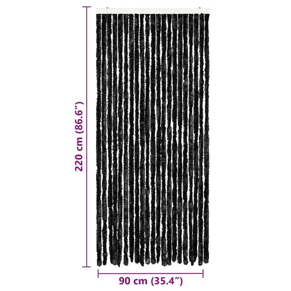 Insect Screen Curtain Anthracite 90x220 Cm Chenille