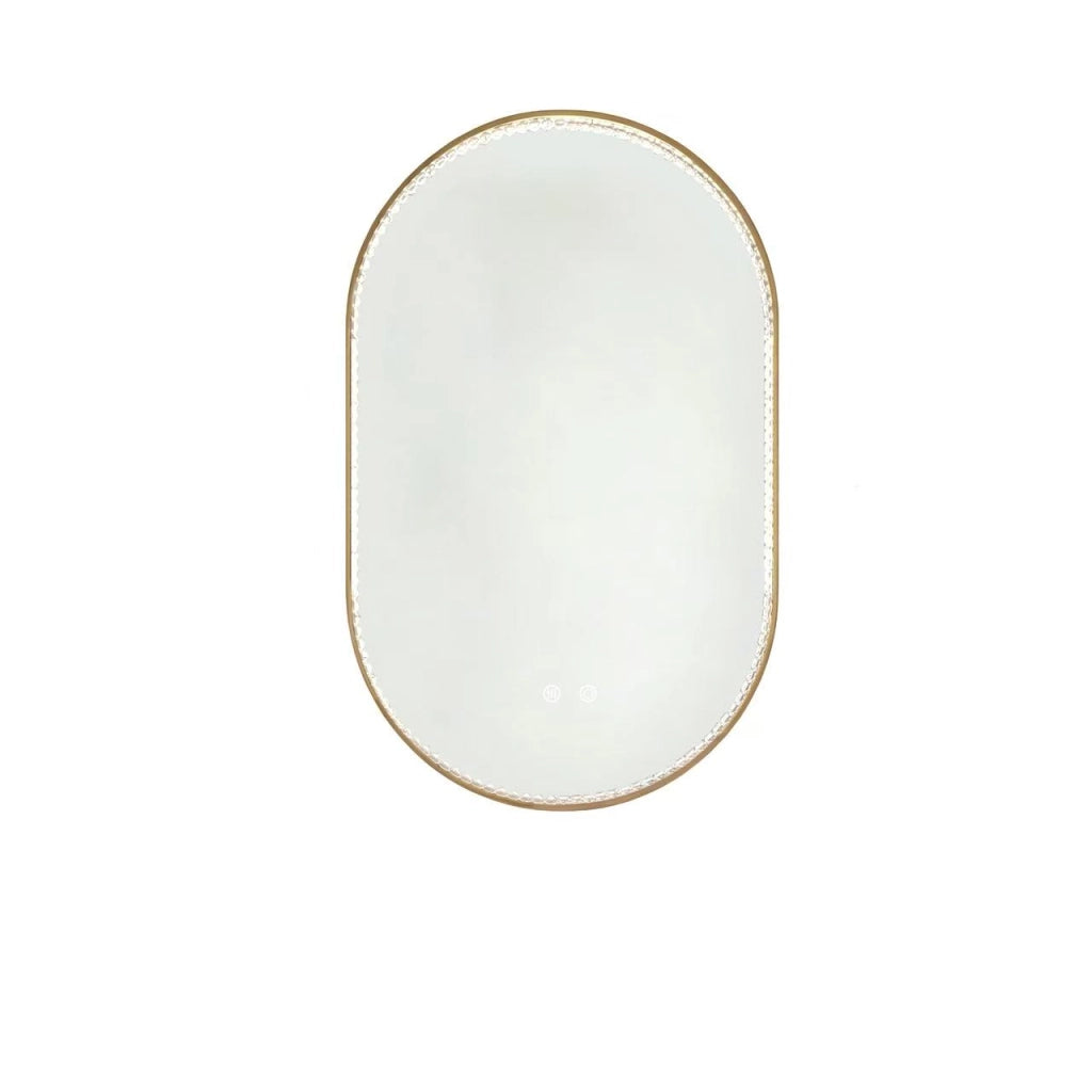 Set mobile bagno sospeso con lavabo, colonna laterale e specchio LED