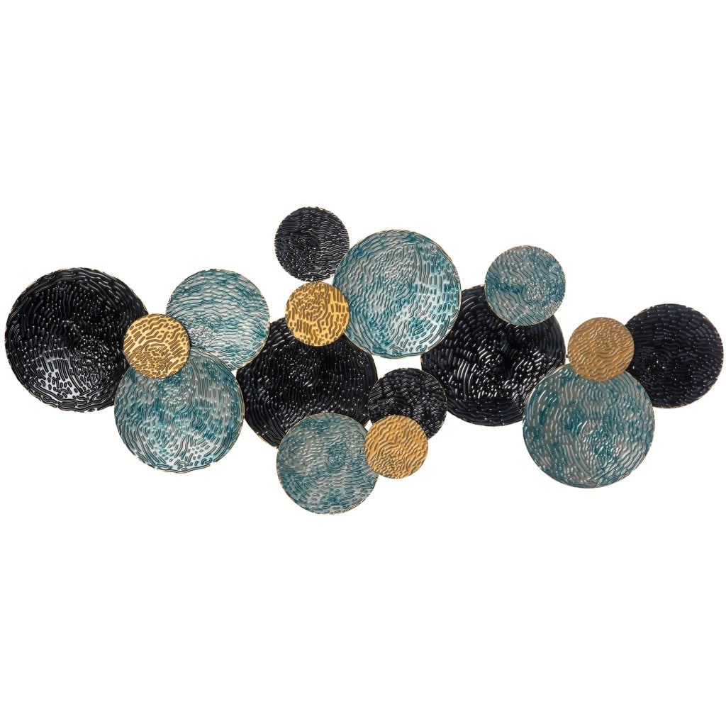DECORAZIONE DA PARETE 121x53 cm Ferro Oro