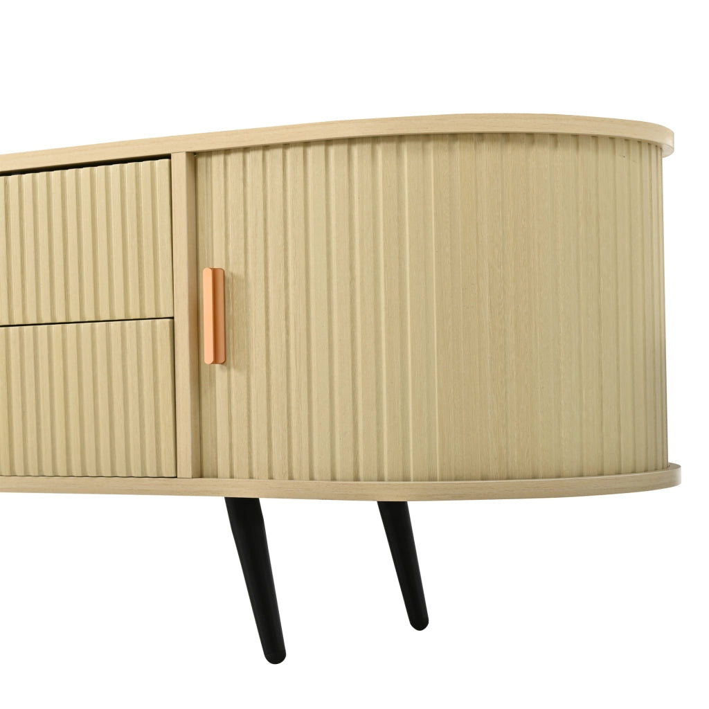 Mobile porta TV ovale 180 cm