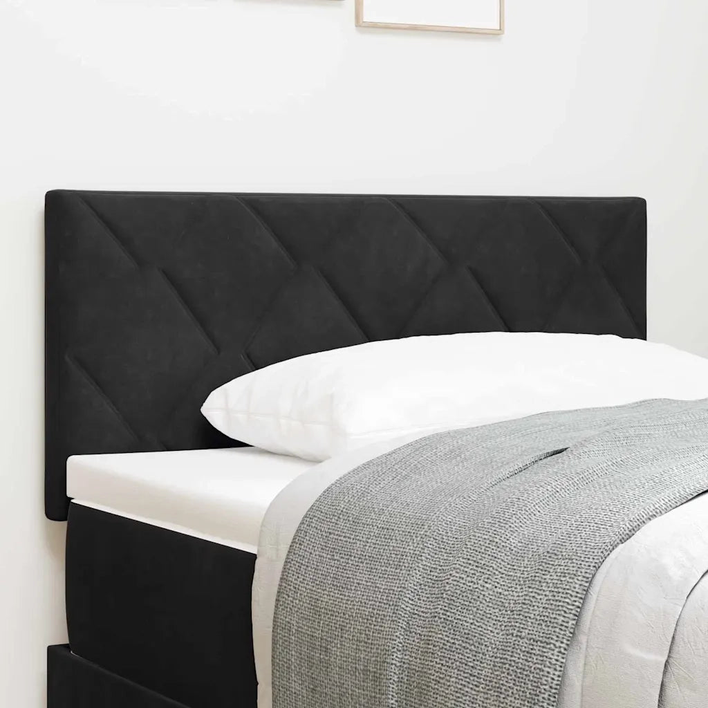 Testiera | Testata Nero 90 cm Velluto