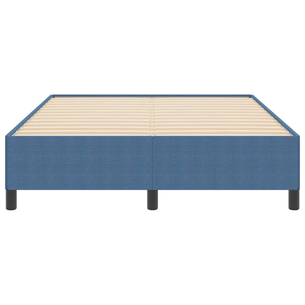 Letto a molle Blu 140 x 190 cm Tessuto in Cords 42006970