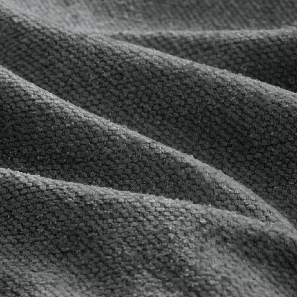 Divano 4 Posti in Tessuto Chenille con Cuscini ¨C MINIMAL ¨C Grigio