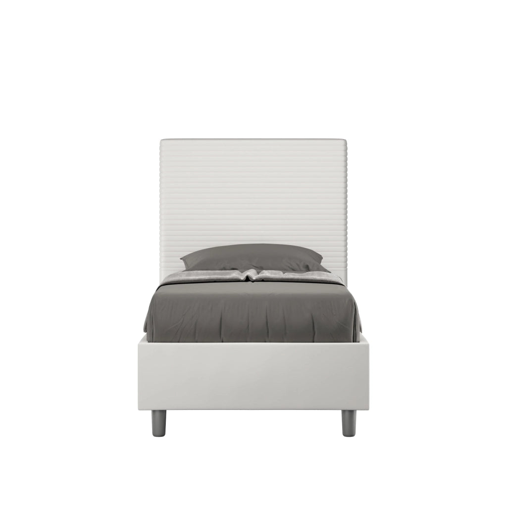 Letto Singolo 80x210 cm Senza Rete Focus Bianco