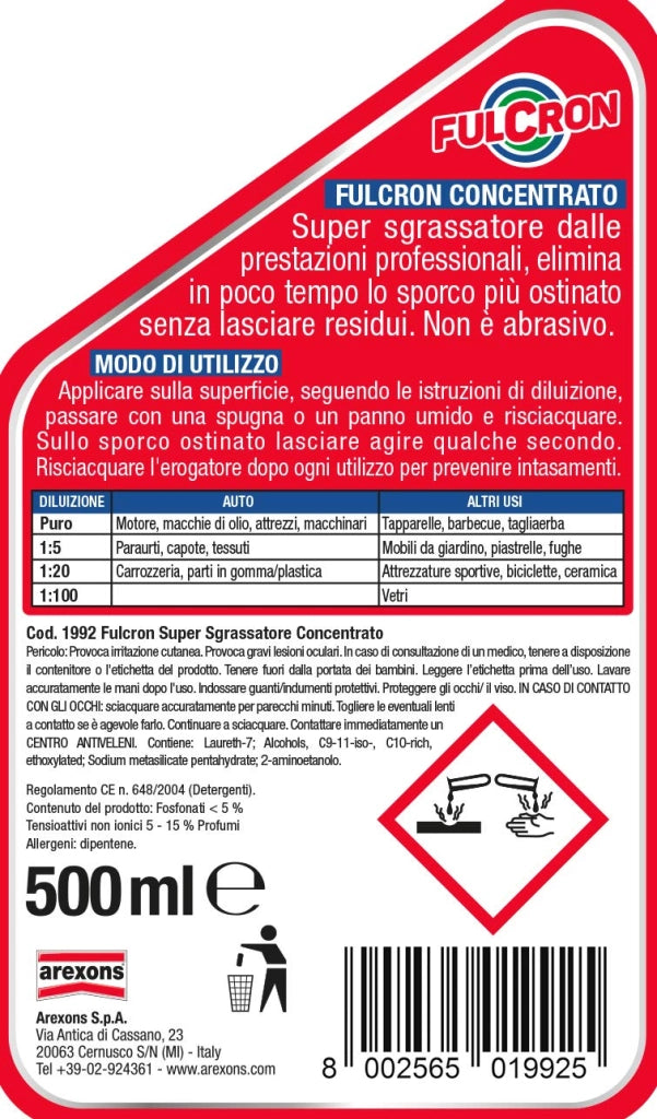 Sgrassante Fulcron Ml. 500 Arexons