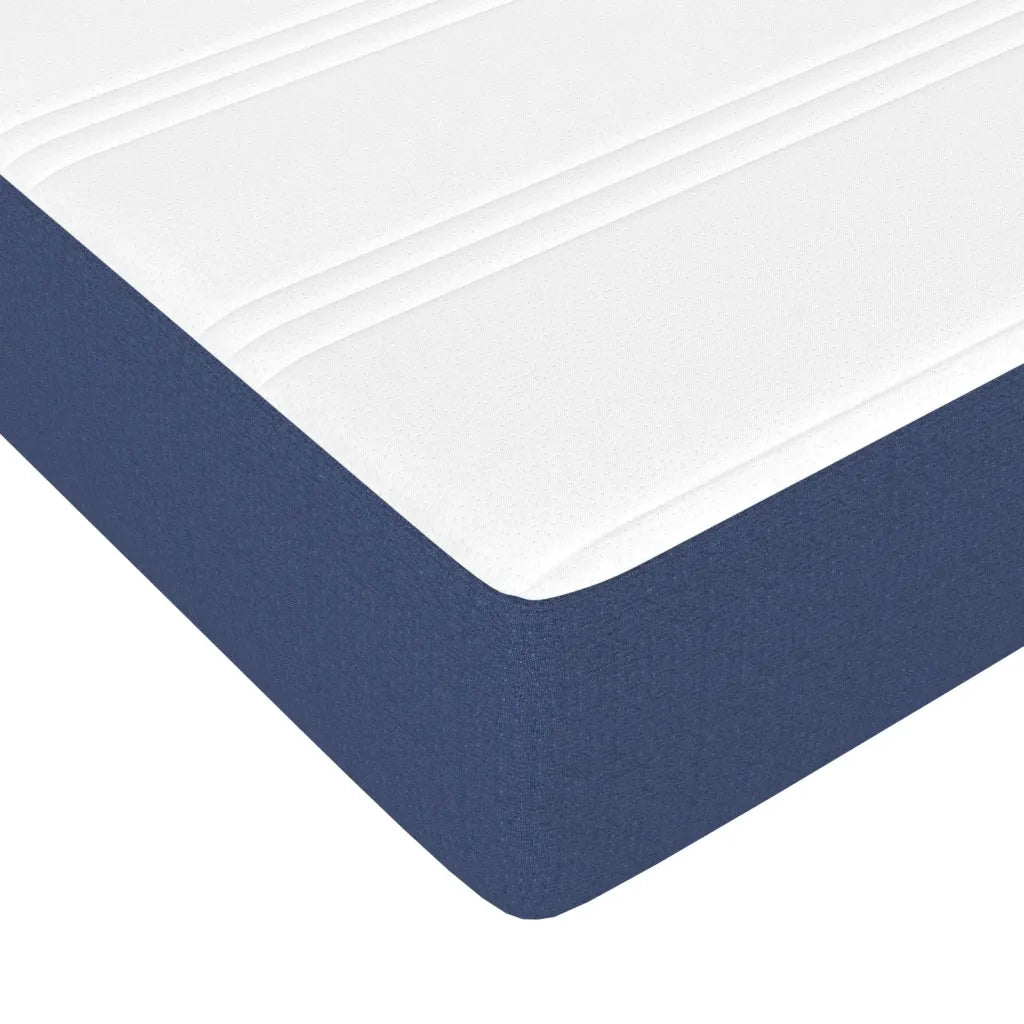 Materasso a Molle Insacchettate Rigidità Media Blu 80x200x20 cm in Tessuto 347680