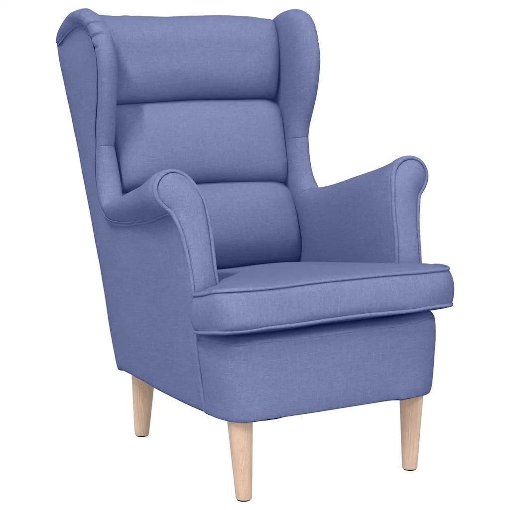 Poltrona | Sedia Relax Jeans Blu 74x84x100 cm Tessuto