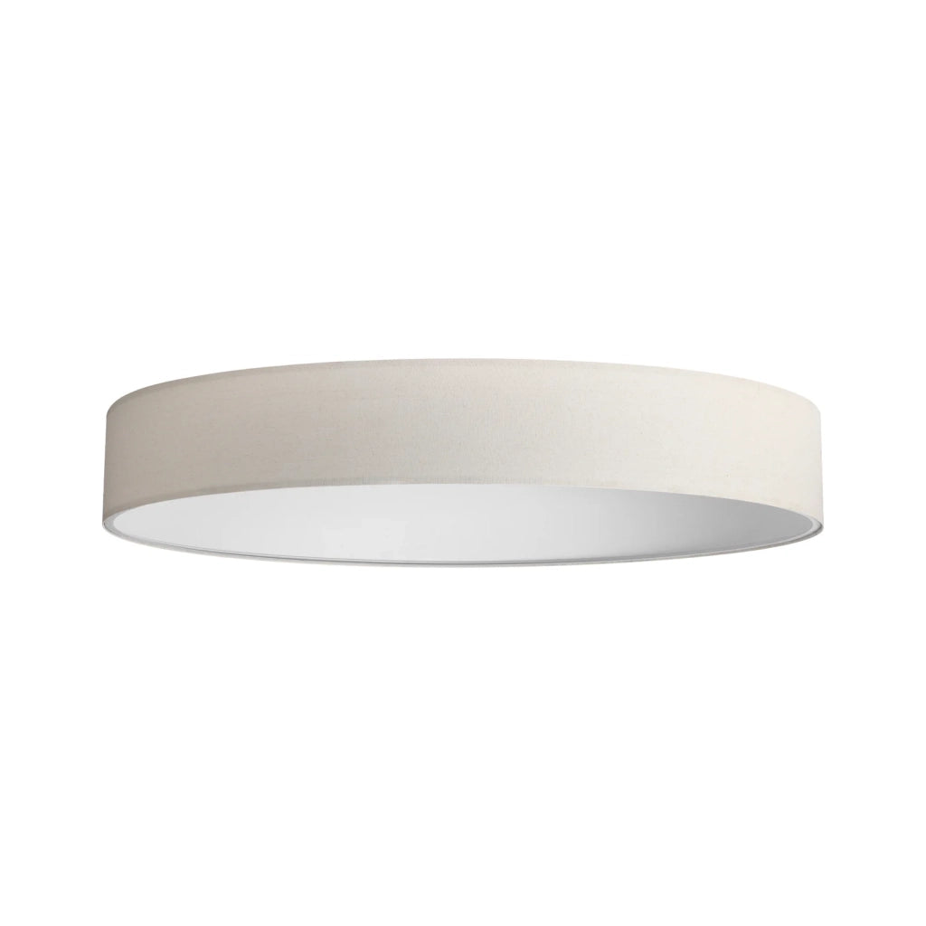 Paralume Cilindro Set Finitura Beige Diametro 90Cm Altezza 9Cm Ideal Lux